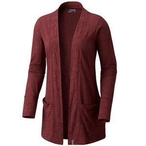 Columbia Inner Luminosity burnout wrap cardigan XS